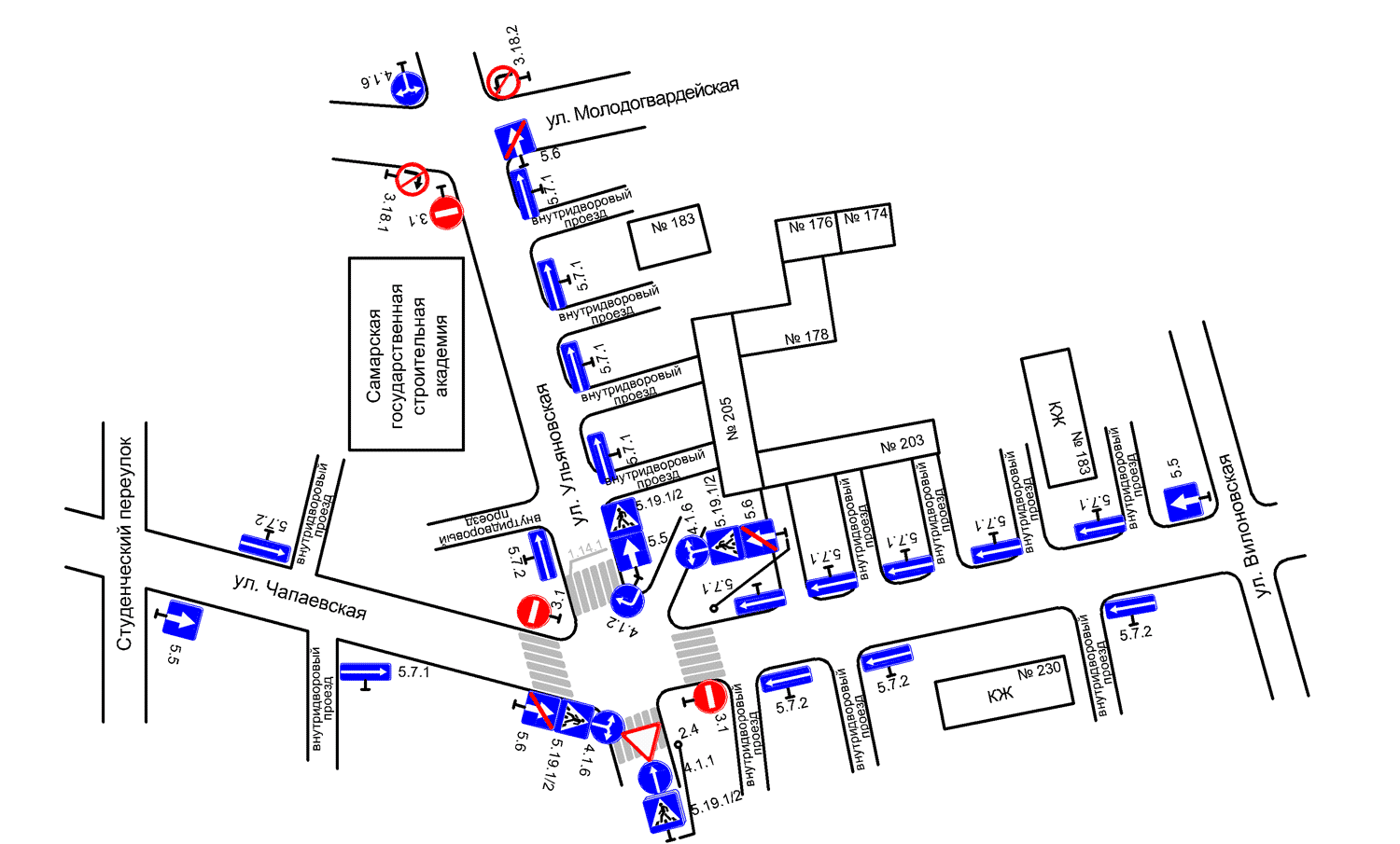 Карта дорожных знаков петрозаводск