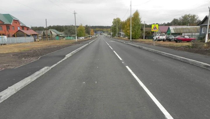 дорога к Муранскому бору в Самарской области