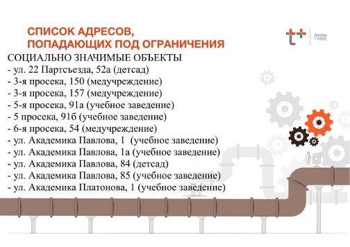 список по отключению горячей воды в Самаре