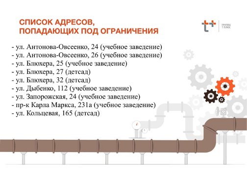 список по отключению горячей воды в Самаре