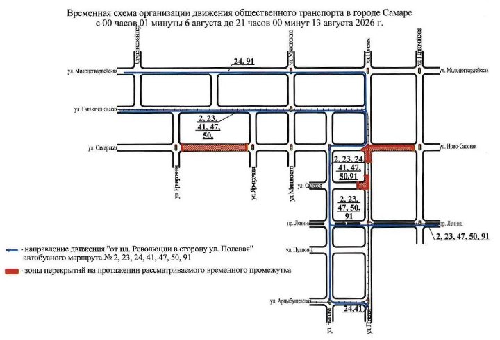 временные маршруты автобусов